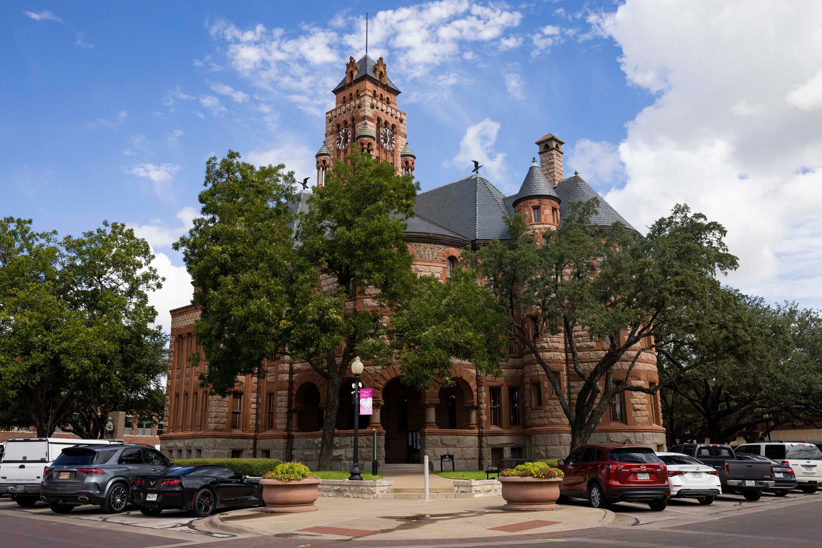 The Ellis County Courthouse in Waxahachie.