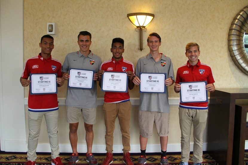 Brandon Servania (FCD), Rhys De Sota (Real Colorado), Jesus Ferreira (FCD), Damen Marcu...