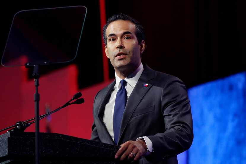 Texas land commissioner George P. Bush is among Texas republicans who have  denounced a bid...