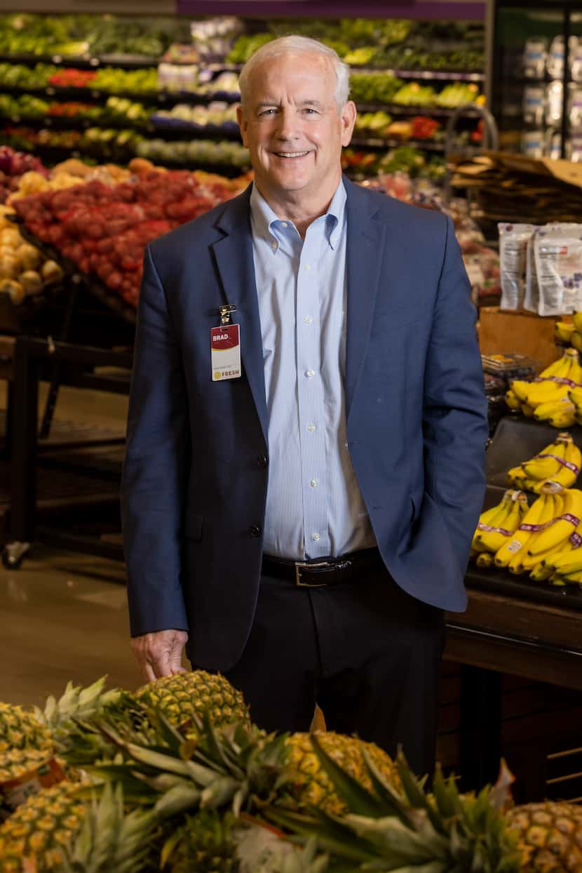 Brookshire Grocery Co. chairman and CEO Brad Brookshire at the company's Fresh store in...