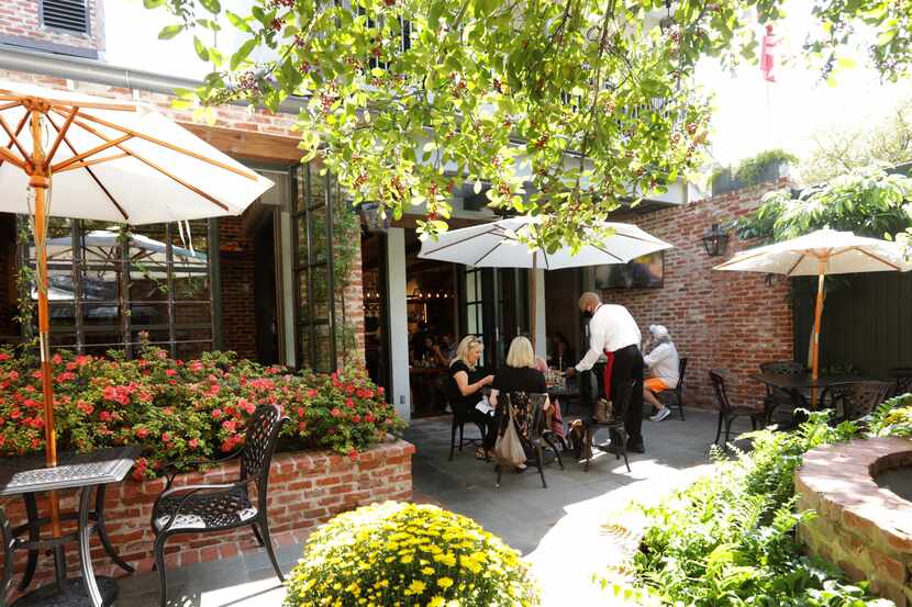 The patio at S&D Oyster Company in Uptown Dallas is a quiet, comfortable spot that feels...
