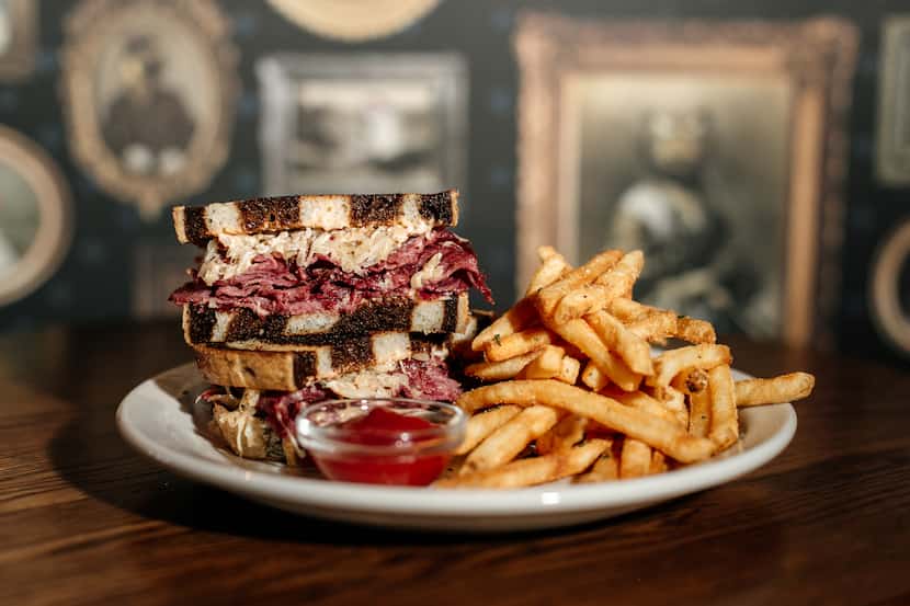 Harwood Arms is a new pub in Dallas selling reuben sandwiches (pictured), plus fish and...