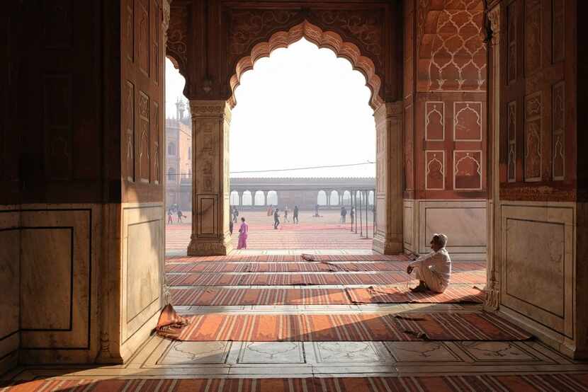 Muslims can be found all over the world, including at this mosque in New Delhi, India.  