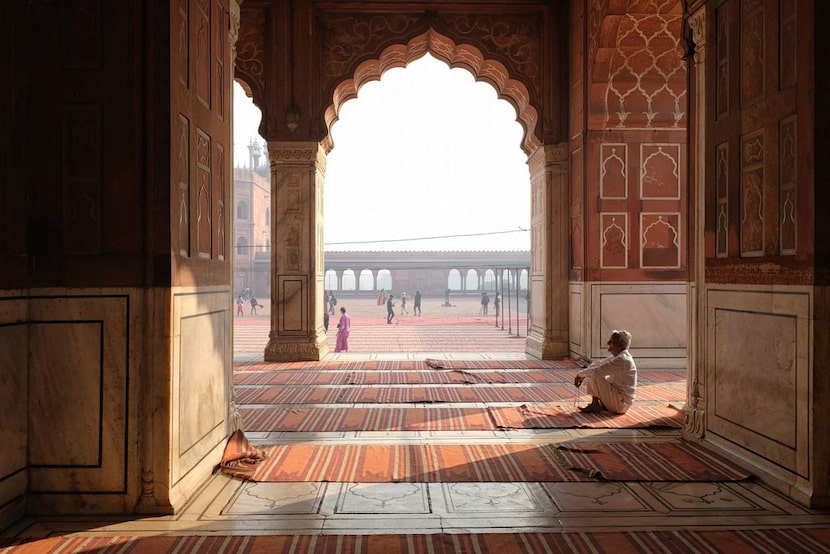 Muslims can be found all over the world, including at this mosque in New Delhi, India.  