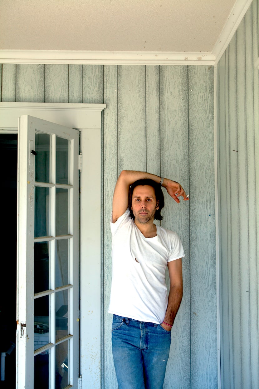 Artist Chivas Clem works out of his house/studio in Paris, Texas. His works are on view...