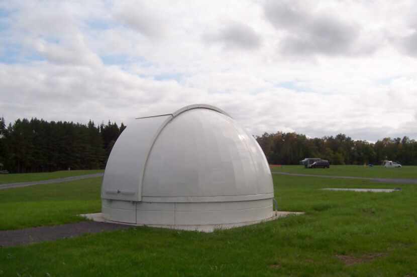  An astronomy dome is used to view the night sky at Cherry Springs State Park in Pennsylvania.