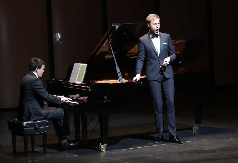 Baritone Benjamin Appl and pianist James Baillieu perform at Moody Performance Hall.  