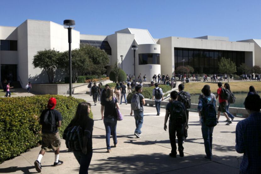 Plano East Senior High is in a district asking voters to raise the tax rate for maintenance...