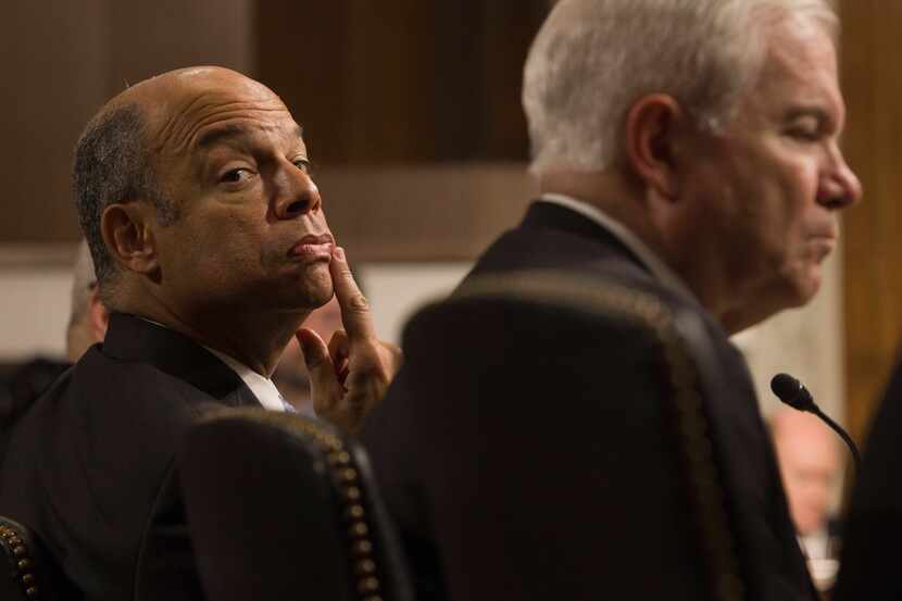 FILE -- Jeh Johnson, a former general counsel for the Defense Department, appearing with...