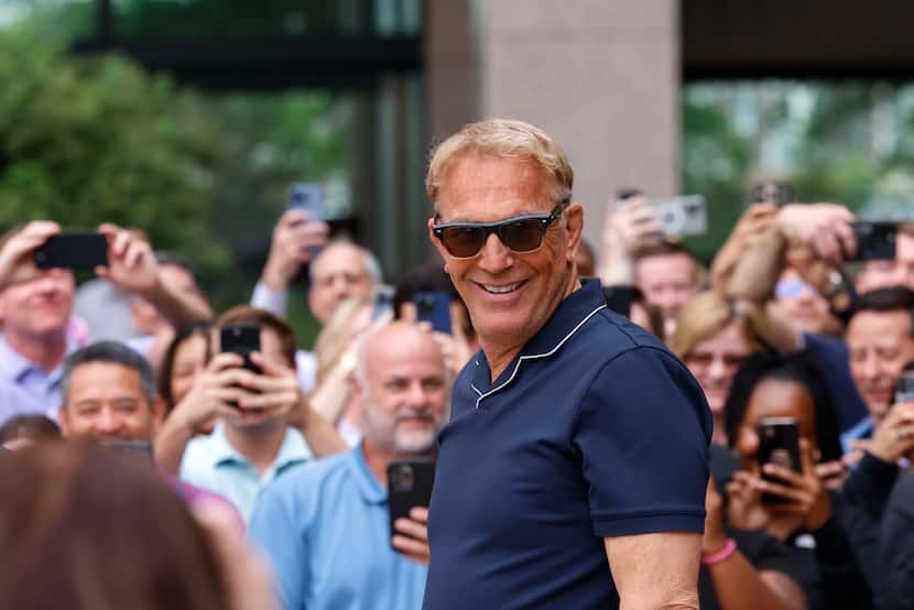 Esteemed actor and director Kevin Costner, arrives at an event in recognition of his...