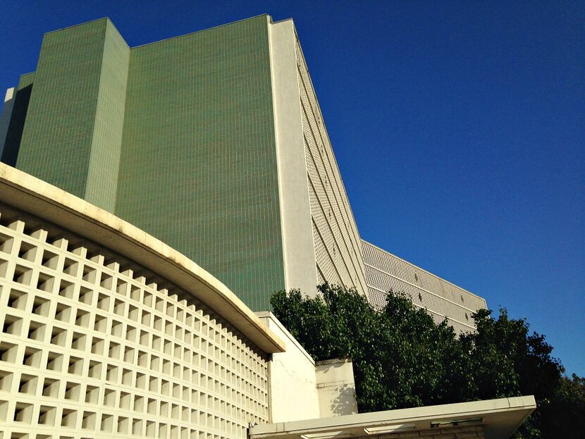 The view from the pool deck