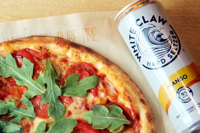 Blaze Fast Fire'd Pizza is selling a pizza with White Claw infused in its crust on June 18,...