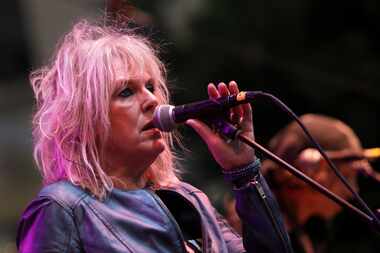 Lucinda Williams performs during the Old 97's County Fair at Main Street Garden in Dallas on...
