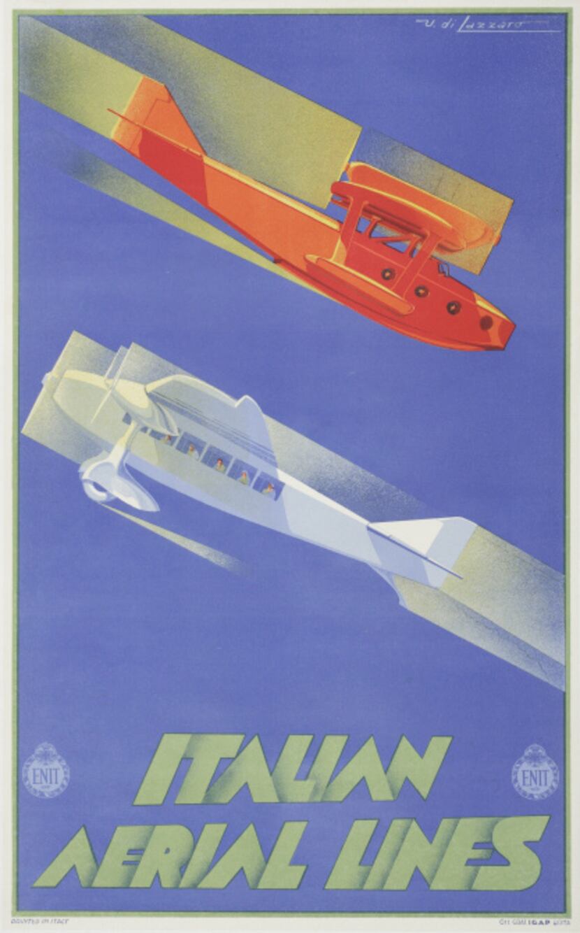 Italian Aerial Lines, ca. 1935
Umberto di Lazzaro

Grafiche I.G.A.P. (impress Generale...