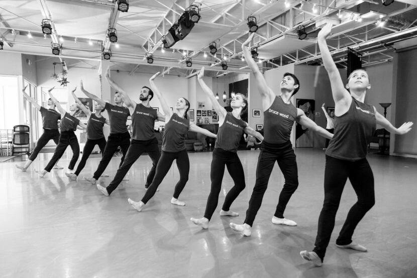 The members of Bruce Wood Dance rehearse Wood's 2001 work Local 126, which was inspired by...