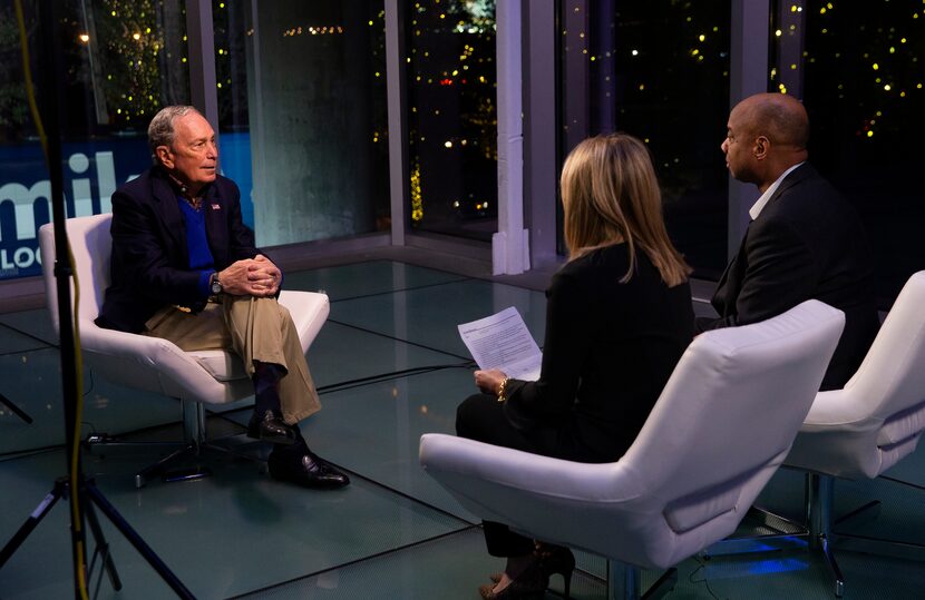 Presidential candidate and former New York Mayor Mike Bloomberg sits down with Gromer...