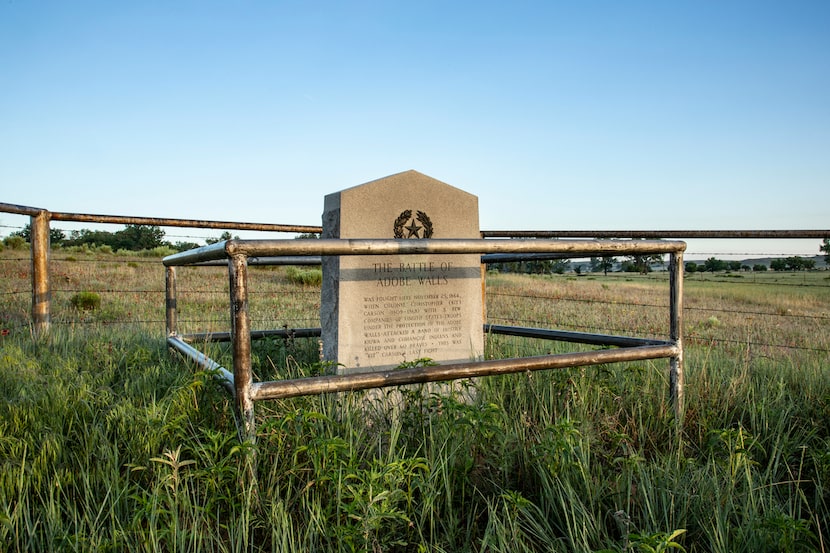 The Turkey Track Ranch was the site of the Adobe Walls battles between U.S. soldiers and...