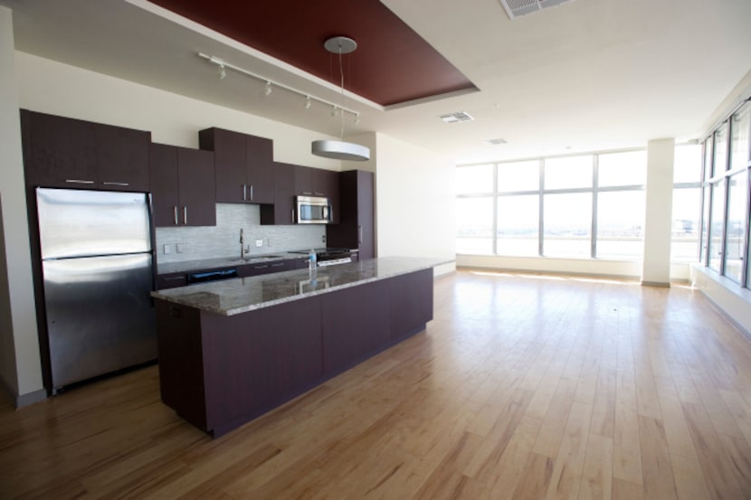 Penthouse apartment in the Mercantile Continental building in downtown Dallas.