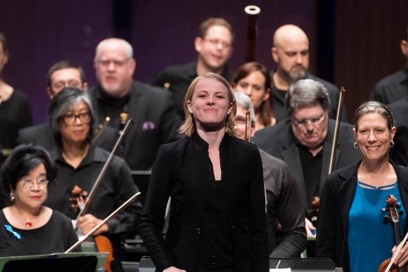 Former Dallas Symphony assistant conductor Ruth Reinhardt will lead the June concert to...