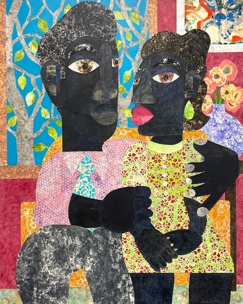 "What If I Told You I Loved You, 2023" is a work by Dallas artist Evita Tezeno, whose...