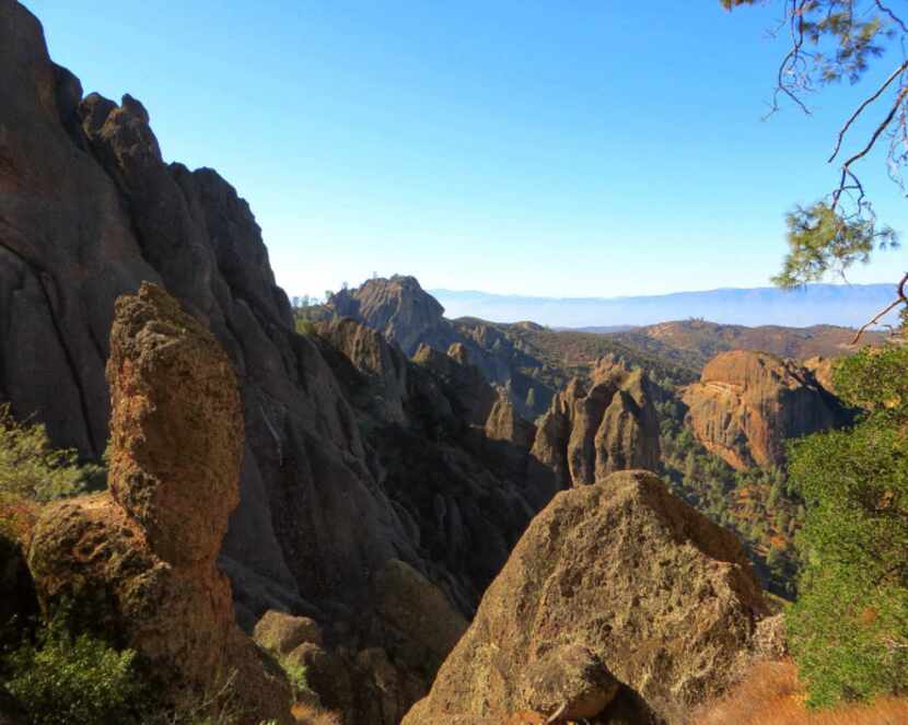 Pinnacles National Park's dramatic landscapes resulted from Neenach Volcanoâ€™s eruption 23...