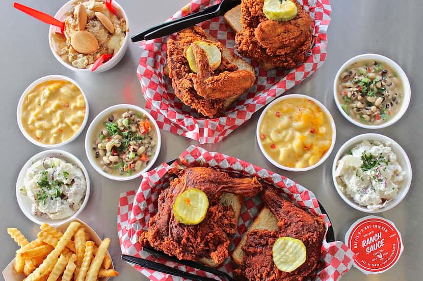 In addition to selling Nashville hot chicken, Hattie B's serves Southern sides like pimento...