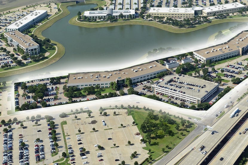 The Lake Vista 3 & 4 buildings are fully leased.