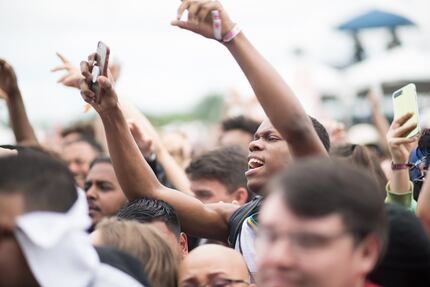 A young, excited crowd turned out in droves for JMBLYA festival in Fair Park.