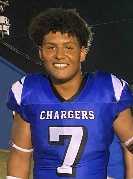 Dallas Christian linebacker Jackson Barry is the defensive players of the week.