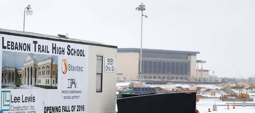 
Lebanon Trail High School is expected to open in 2016. 
