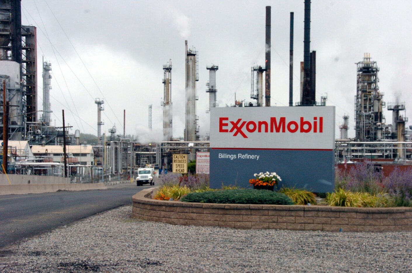 FILE - This Wednesday, Sept. 21, 2016, file photo shows Exxon Mobil's Billings Refinery in...