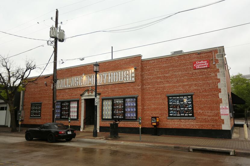 The exterior of the Dallas Comedy House — for now.