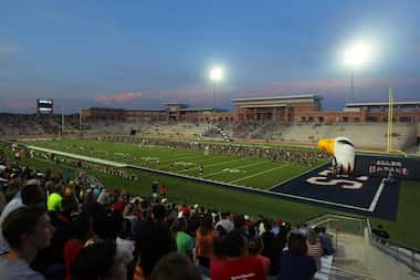 Allen High School kicked off the inaugural football season for the new Eagle Stadium with a...