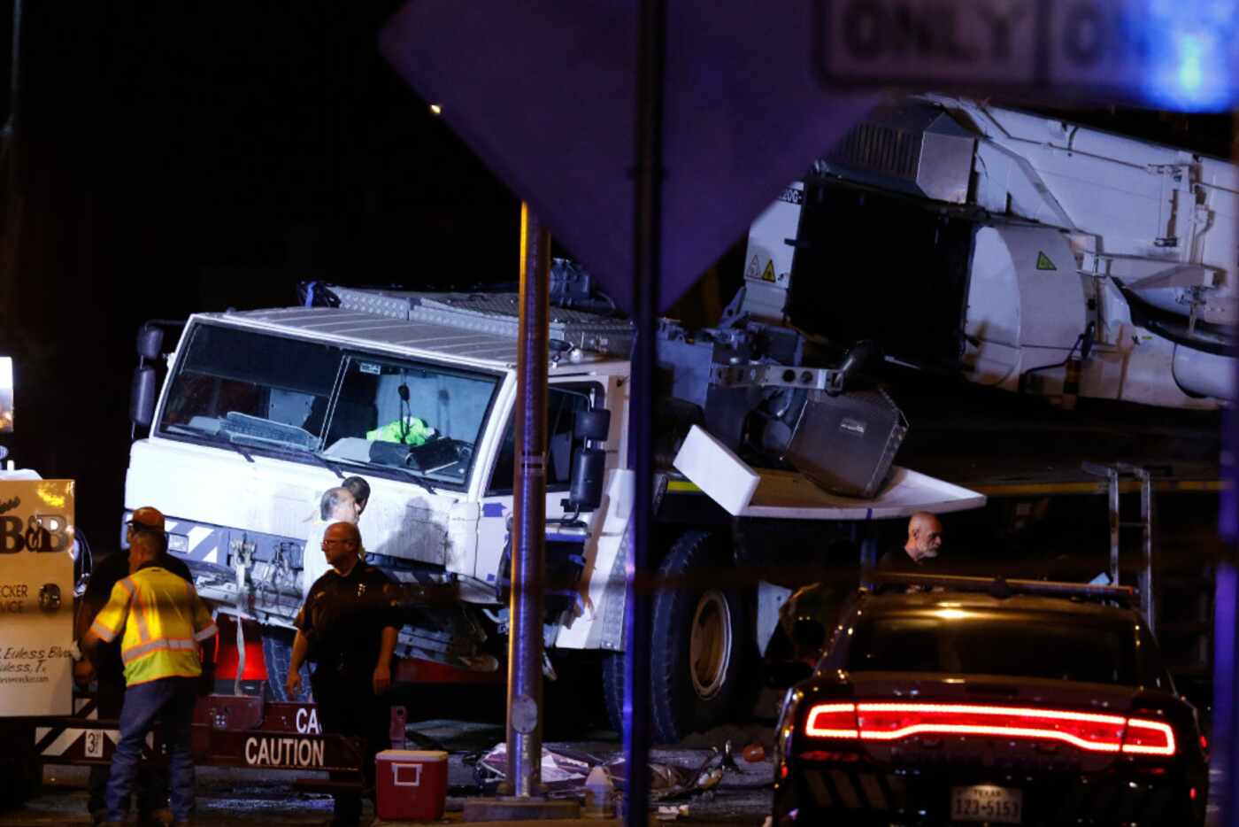 One person was killed Sunday night , September 10, 2017, when a semi-trailer truck collided...