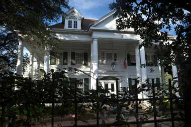 The Phi Gamma Delta house on 27th street near the University of Texas in Austin, shown on...