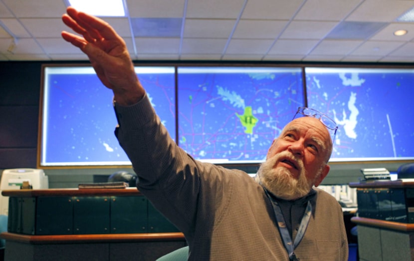 Harvey Holden, a noise compatibility planner at D/FW Airport, tries to meet with everyone...