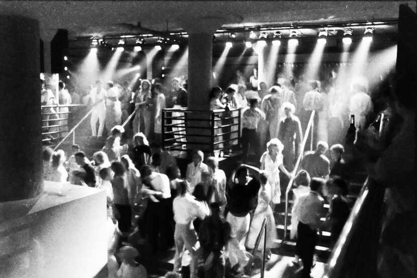 The Stack Club's dance floor on August 3, 1985, one year before the infamous Ecstasy bust...