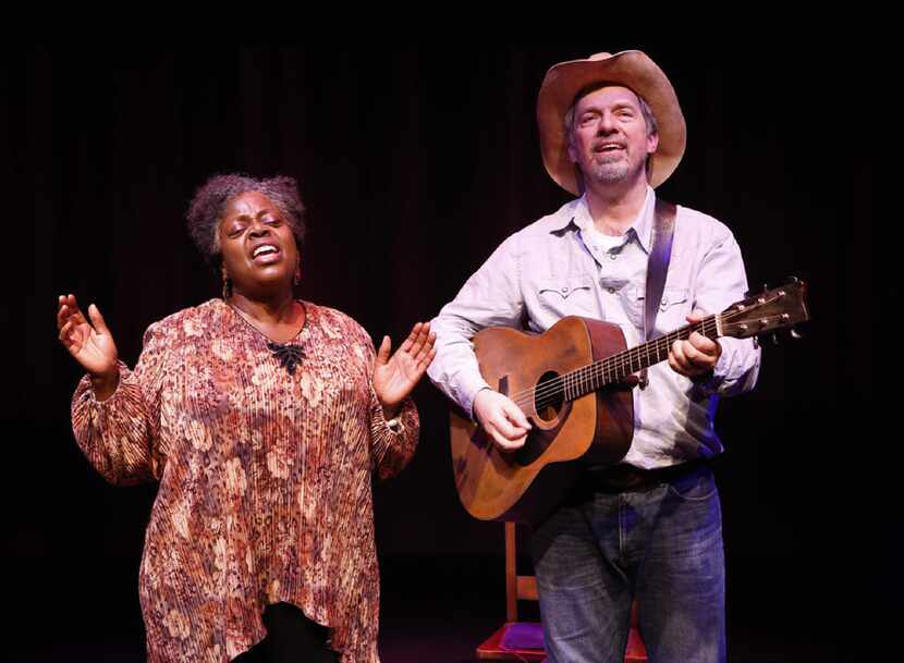 'Texas in Paris,' starring Lillias White and Scott Wakefield, will be presented at the...