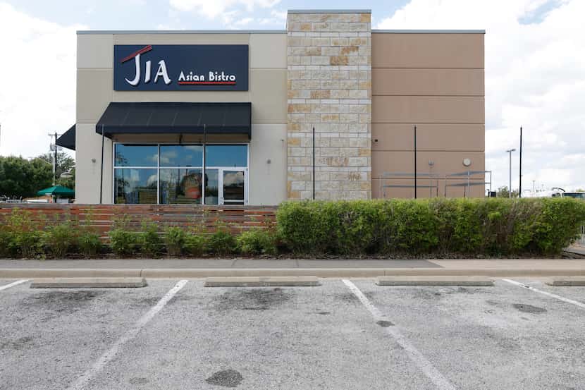 Exterior of Jia's Asian Bistro along Gaston Ave. in Dallas  on Thursday, Aug. 25, 2022. 