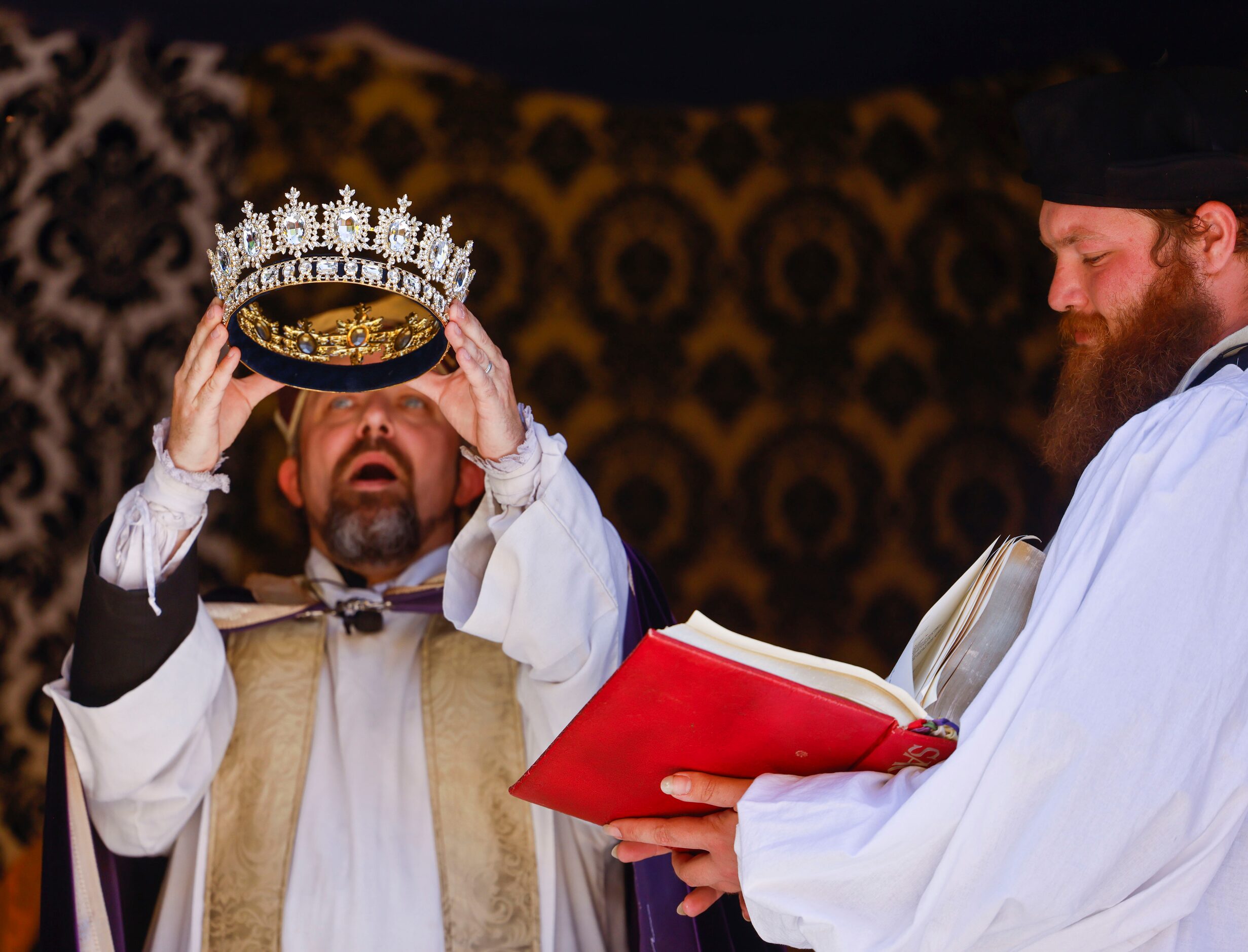 Coronation of the Royal Wedding of King Henry VIII and Catherine Parr at Scarborough...