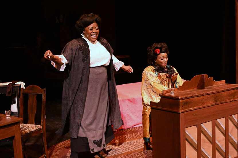 Stormi Demerson (left) as Esther Mills and Shaundra Norwood (understudy) as the...