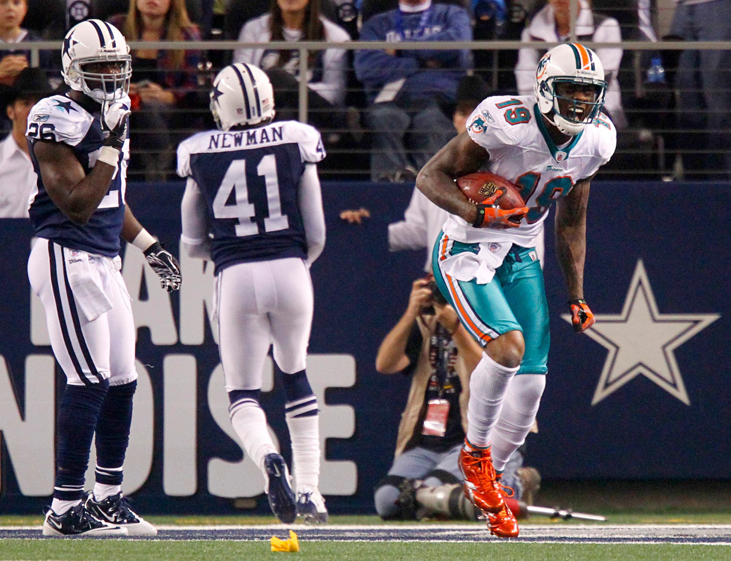 Terence Newman: Brandon Marshall 'made a great play' on Miami's TD