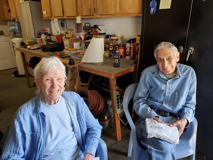 90-year-old Richard Rocha Jr. and 89-year-old Henrietta Rocha.