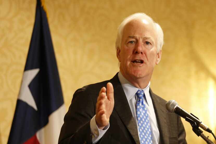 Sen John Cornyn said there is "too much at stake to sit on the sidelines or to default to a...