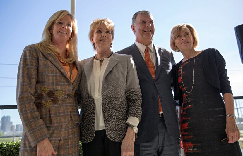 Annette Simmons (second from left) is well-known for her philanthropy. Last fall, she...