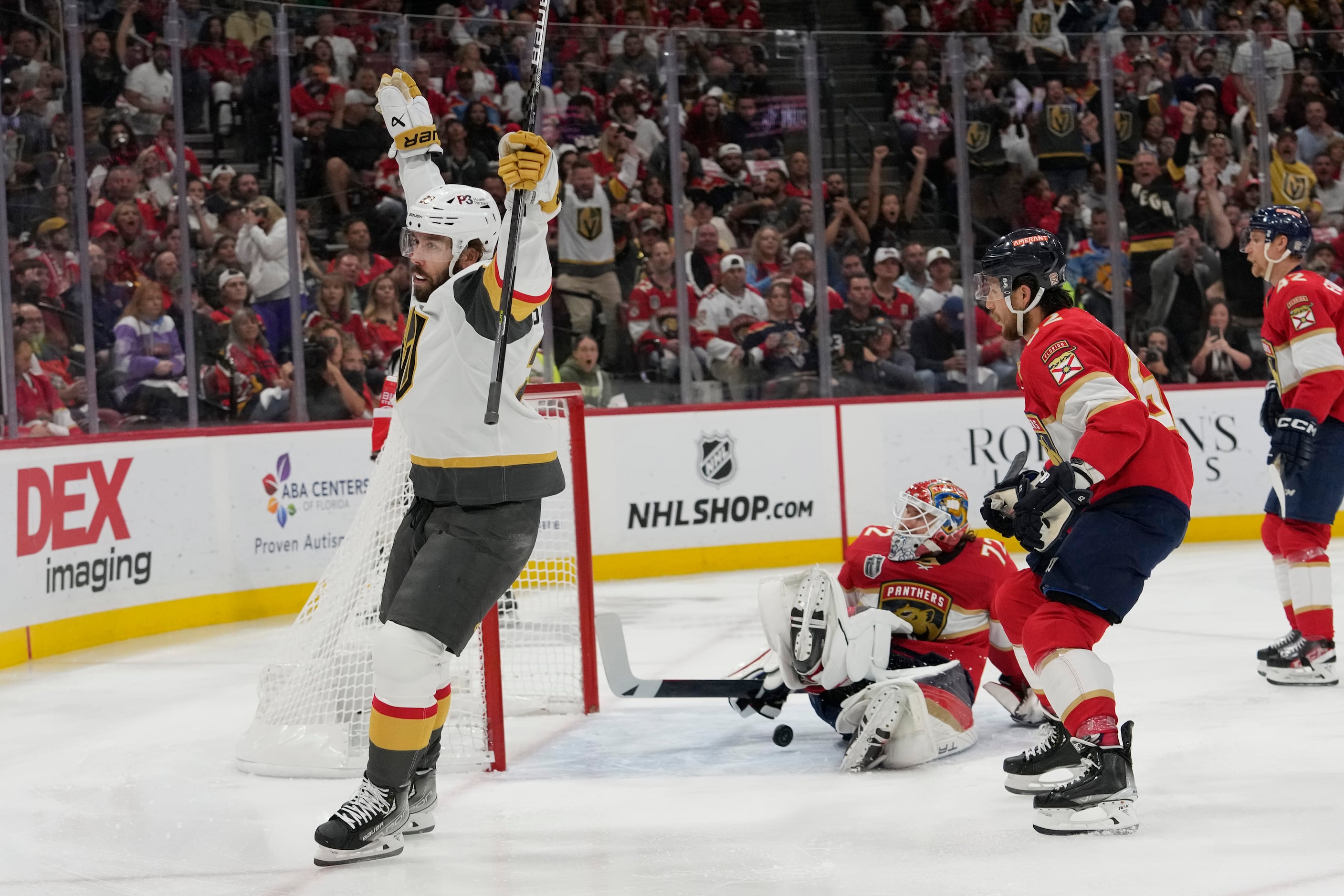 Barkov sets Panthers' points mark in win over Red Wings