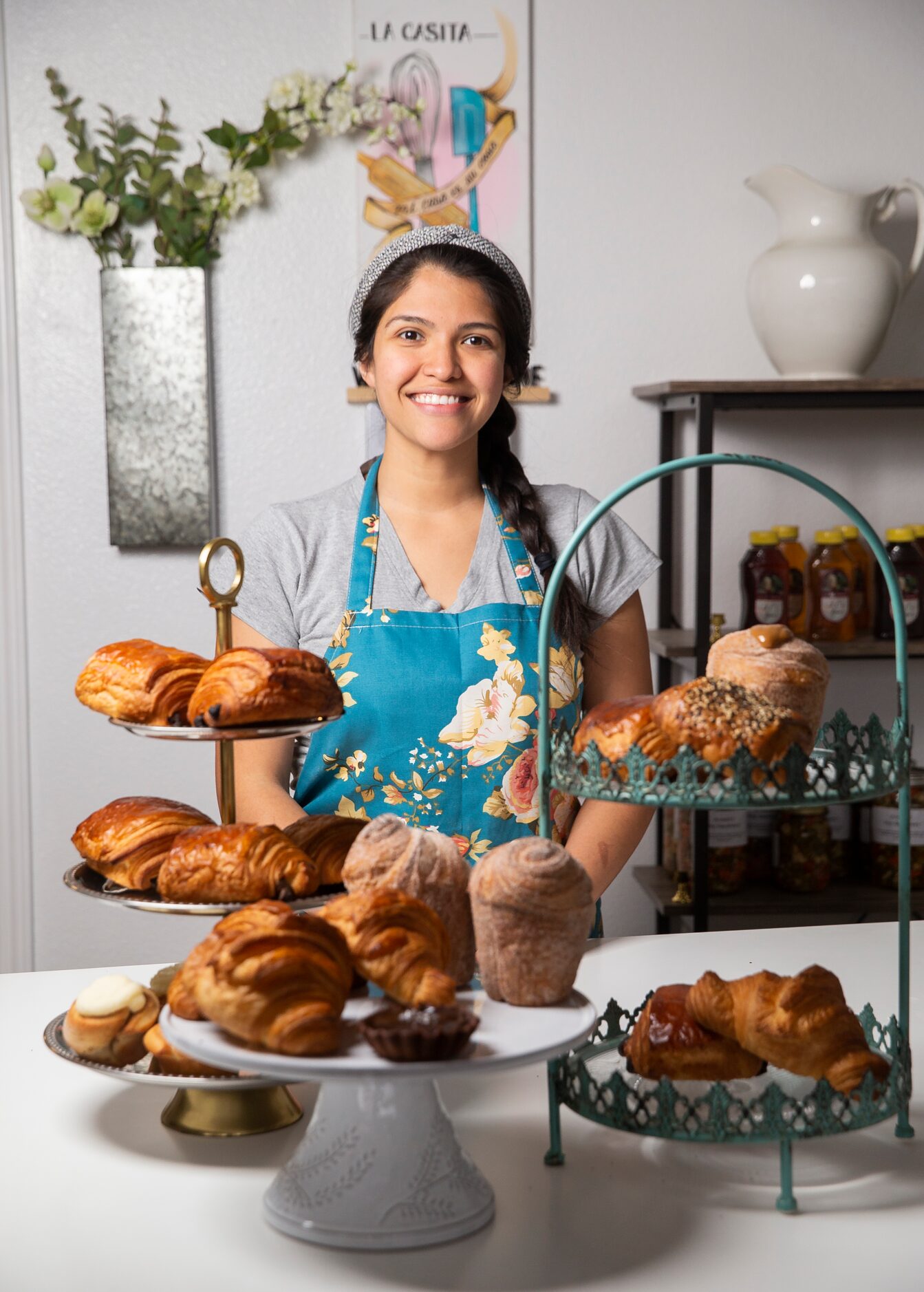 Co-owner Maricsa Trejo poses for a portrait at La Casita Bakeshop on Feb. 12, 2020 in...