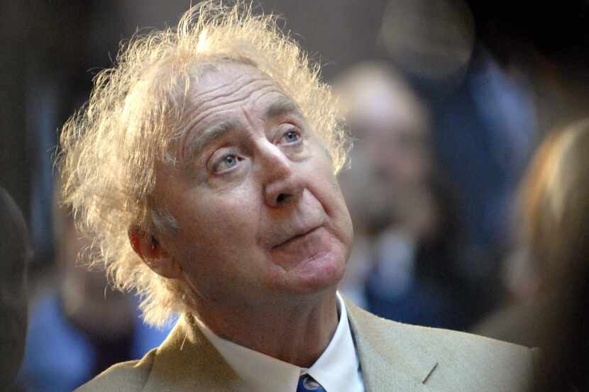 In this April 9, 2008 file photo, actor Gene Wilder listens as he is introduced to receive...