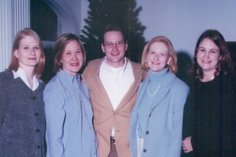 Author Rudolph Bush and his four sisters at their grandmother's 90th birthday party in 2001....