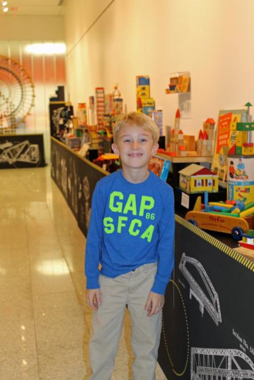 
OTHER TOYS on display at the exhibit include Tinkertoys and a giant K’nex Ferris Wheel (in...